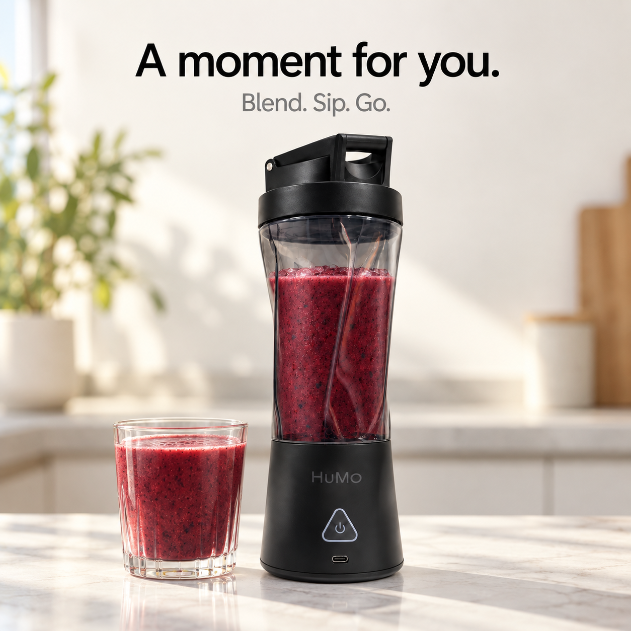 HuMo Pro Portable Blender | 700 ml USB-C Rechargeable - Image 6